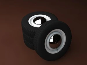 rims and tires vw 3D Model