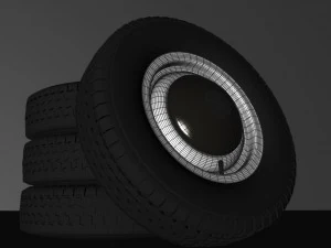 rims and tires vw 3D Model
