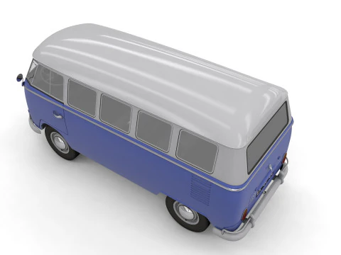 Vw kombi transporter 3D Model