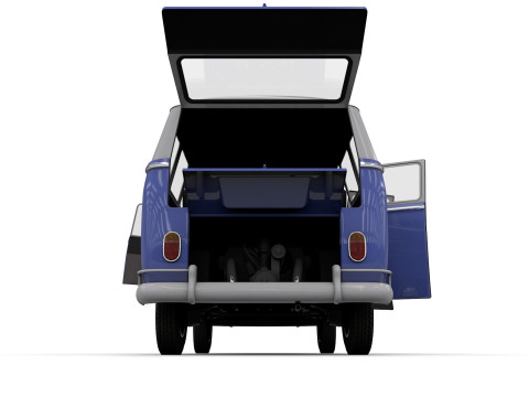 Vw kombi transporter 3D 모델