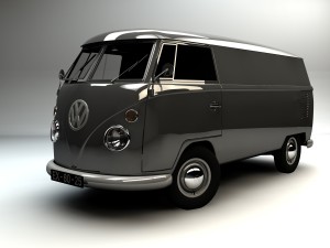 vw kombi cargo Modèle 3D