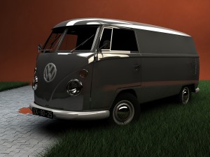 vw kombi cargo Modèle 3D