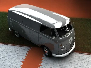 vw kombi cargo 3D Model