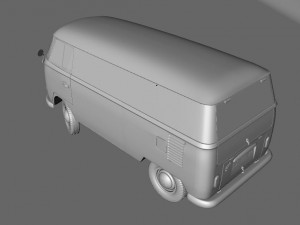 vw kombi cargo Modèle 3D
