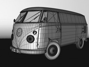vw kombi cargo Modèle 3D