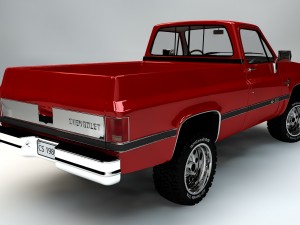 chevy silverado 1500 1985 3D 모델