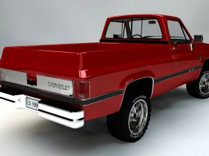 chevy silverado 1500 1985 3D Model