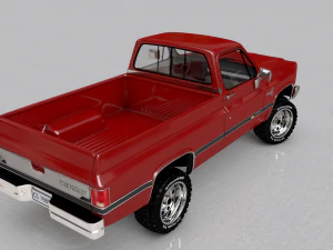 chevy silverado 1500 1985 3D Model