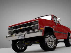 chevy silverado 1500 1985 3D 모델