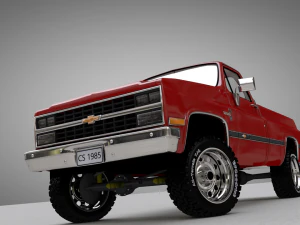 chevy silverado 1500 1985 3D Model