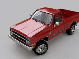 chevy silverado 1500 1985 Model 3D
