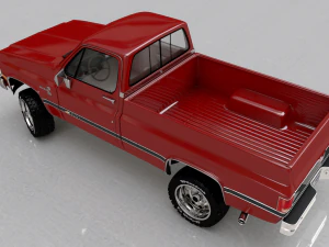 chevy silverado 1500 1985 3D Model