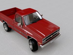 chevy silverado 1500 1985 3D 모델