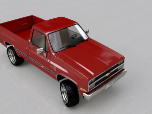 chevy silverado 1500 1985 3D Model