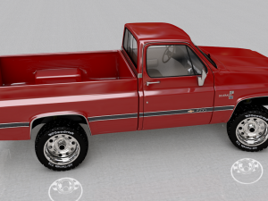 chevy silverado 1500 1985 3D 모델