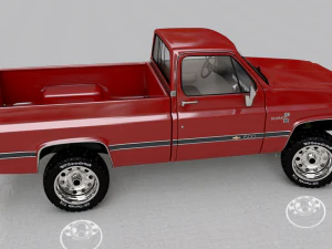 chevy silverado 1500 1985 3D Model