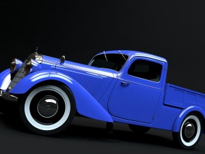 mercedes-benz 170v pickup 1947 Model 3D