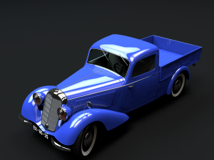 mercedes-benz 170v pickup 1947 Model 3D