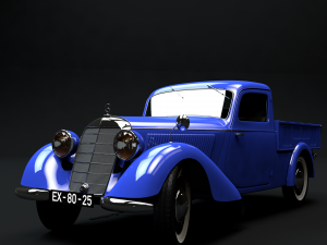 mercedes-benz 170v pickup 1947 Model 3D