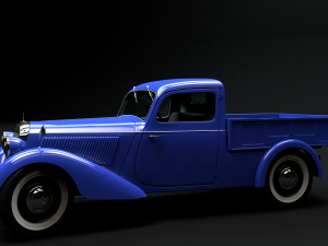 mercedes-benz 170v pickup 1947 Model 3D