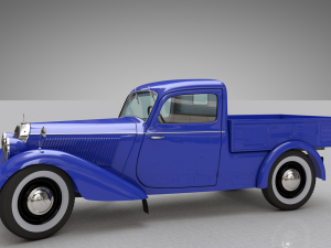 mercedes-benz 170v pickup 1947 Model 3D