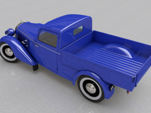 mercedes-benz 170v pickup 1947 Model 3D