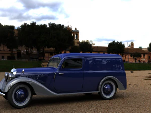 mercedes-benz 170v panel van 1952 3D Model