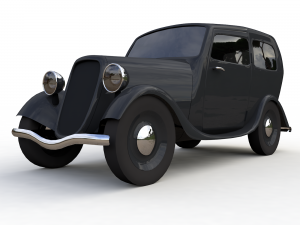 7 low-poly classic cars 3D मॉडल