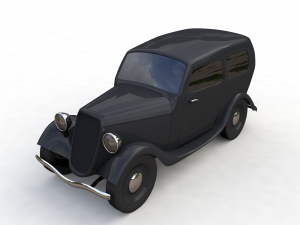 7 low-poly classic cars 3D मॉडल