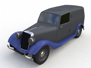 7 low-poly classic cars 3D मॉडल