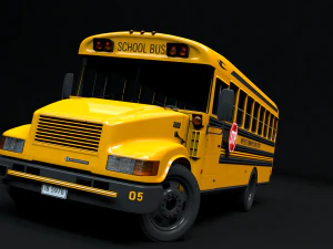 international bluebird 3800 3D Model