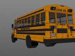 international bluebird 3800 Modelo 3D