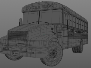 international bluebird 3800 Modelo 3D