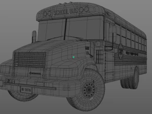международная синяя птица 3800 3D Модель