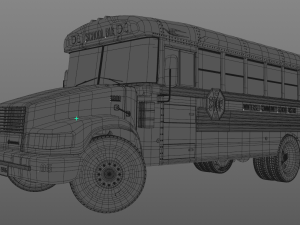 international bluebird 3800 Modelo 3D