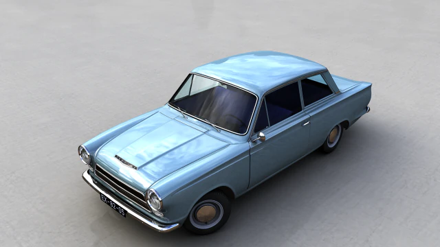 for-d consul cortina mk1 1962 3D Model .c4d .max .obj .3ds .fbx .stl .blend 