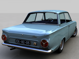 for-d consul cortina mk1 1962 3D 모델