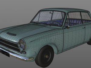 for-d consul cortina mk1 1962 3D 모델