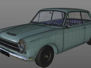 for-d consul cortina mk1 1962 3D Model