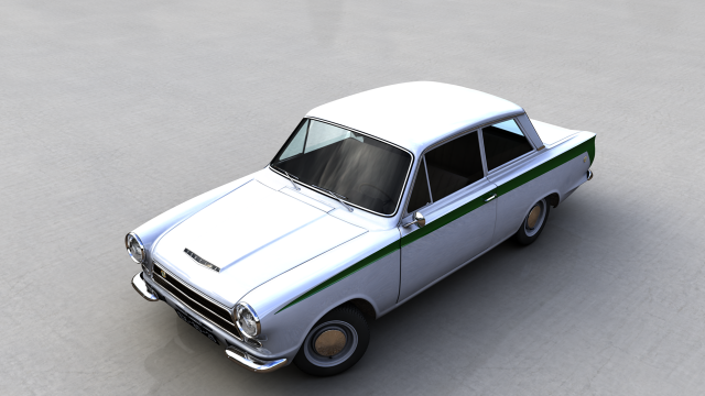 for-d lotus cortina mk1 1963 Modèle 3D .c4d .max .obj .3ds .fbx .stl .blend 
