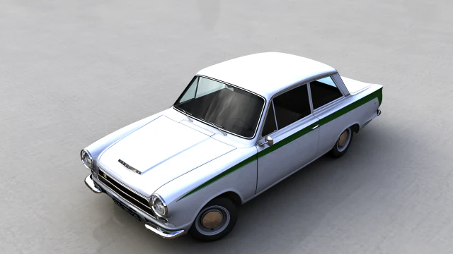 for-d lotus cortina mk1 1963 3D Model .c4d .max .obj .3ds .fbx .stl .blend 