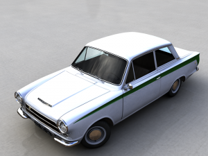 for-d lotus cortina mk1 1963 3D Model