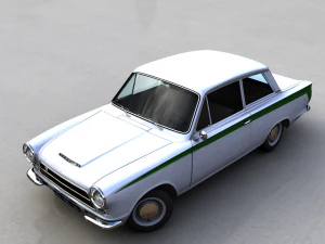 for-d lotus cortina mk1 1963 Model 3D