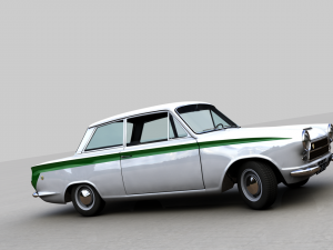 for-d lotus cortina mk1 1963 Modèle 3D