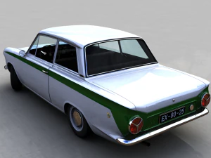 for-d lotus cortina mk1 1963 3D Model