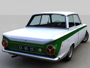 for-d lotus cortina mk1 1963 3D Model