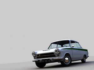 for-d lotus cortina mk1 1963 Modèle 3D