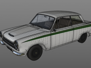 for-d lotus cortina mk1 1963 Modèle 3D