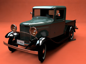 f model b pickup 1932 3D 모델