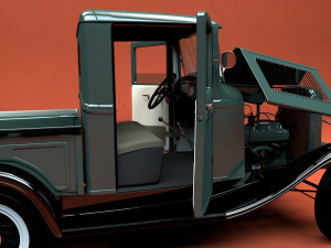 f model b pickup 1932 Modelo 3D